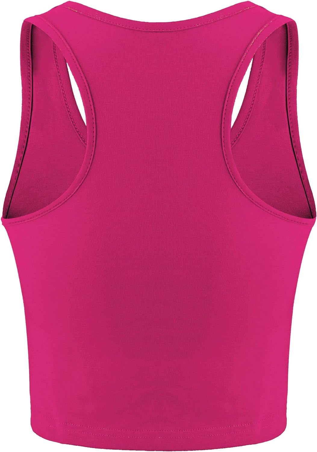 4 Pieces Basic Crop Tank Tops Sleeveless Racerback Sport Cotton Tank Tops for Women